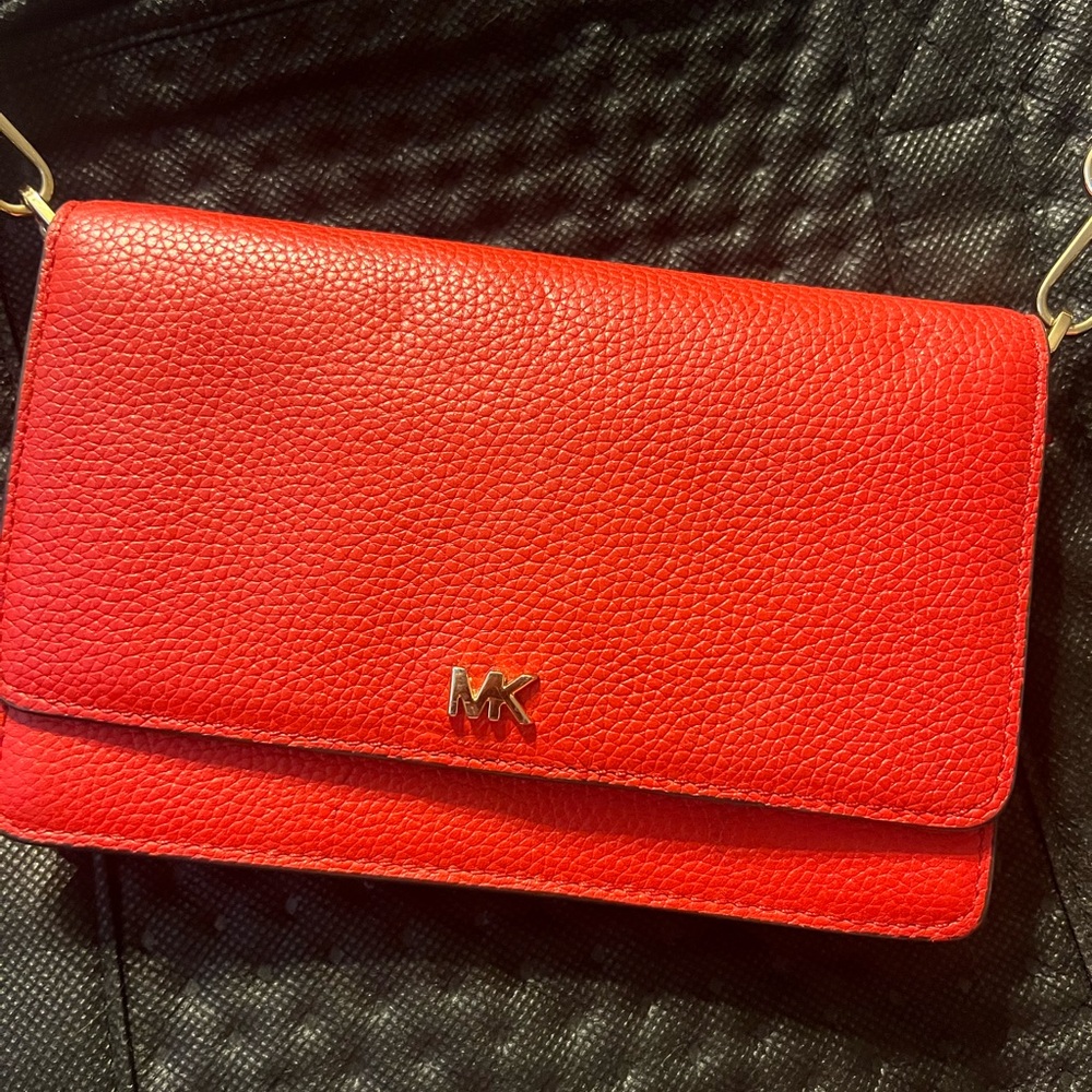 Michael Kors Leather Phone Crossbody